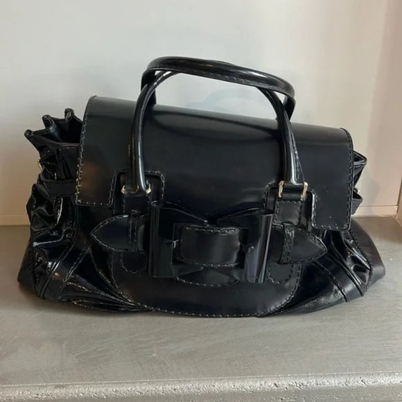 Gucci Large Queen Black Dialux Coated Canvas Tote - Picture 1 of 14